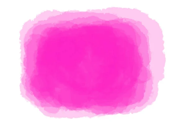 Abstract roze aquarel op witte achtergrond — Stockfoto