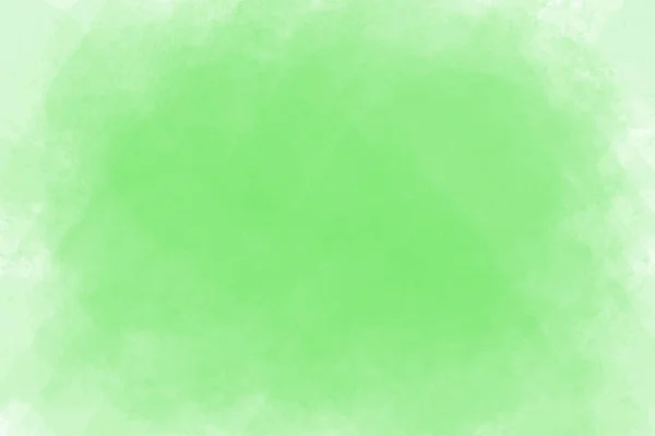 Aquarela verde abstrato sobre fundo branco — Fotografia de Stock