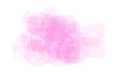 Beyaz arkaplanda soyut pembe suluboya