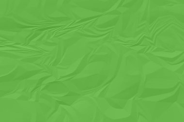 Buruşmuş yeşil kağıt arkaplanı kapat