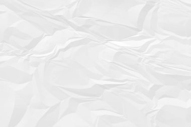 Buruşmuş beyaz kağıt arkaplanı kapat