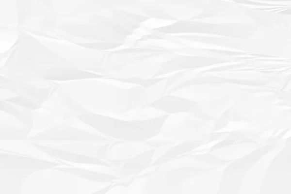 Zerknittertes weißes Papier Hintergrund Nahaufnahme — Stockfoto
