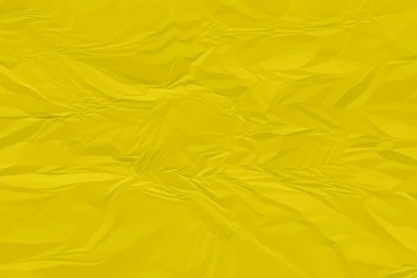 Τσαλακωμένο κίτρινο φόντο χαρτιού από κοντά — Φωτογραφία Αρχείου