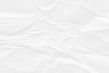 Buruşmuş beyaz kağıt arkaplanı kapat