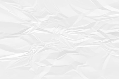 Buruşmuş beyaz kağıt arkaplanı kapat