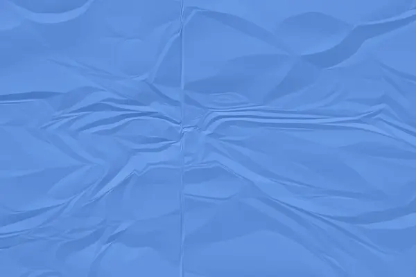 Zgnieciony niebieski papier tło zbliżenie — Zdjęcie stockowe