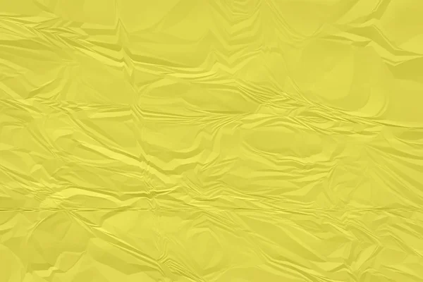 Fundo de papel amarelo amassado fechar — Fotografia de Stock