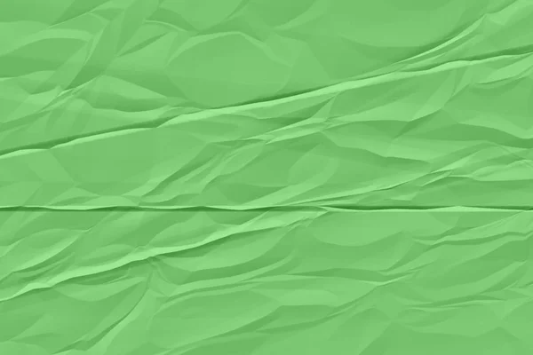 Crumpled green paper background close up — Stock Photo, Image