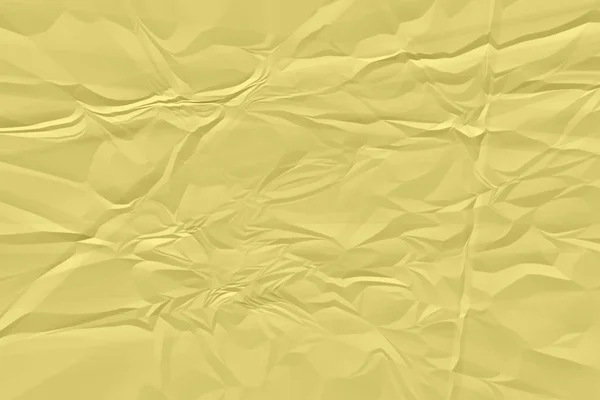 Crumpled yellow paper background close up — Stock Photo, Image