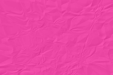 Buruşmuş pembe kağıt arkaplanı kapat