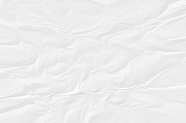 Buruşmuş beyaz kağıt arkaplanı kapat