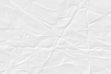 Buruşmuş beyaz kağıt arkaplanı kapat