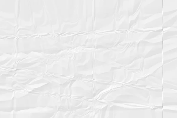 Zgnieciony biały papier tło zbliżenie — Zdjęcie stockowe