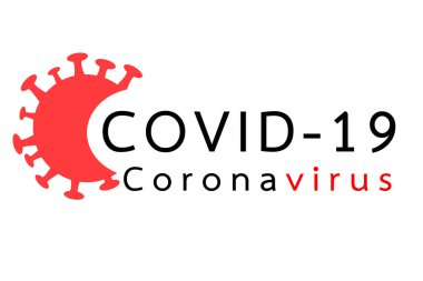 Coronavirus hastalığı COVID-19 enfeksiyonu Beyaz arka planda tıbbi illüstrasyon