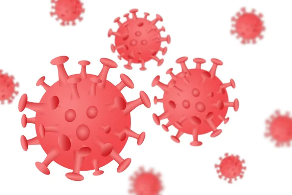 コロナウイルス病Covid 19感染症医療イラスト 3Dイラスト — ストック写真