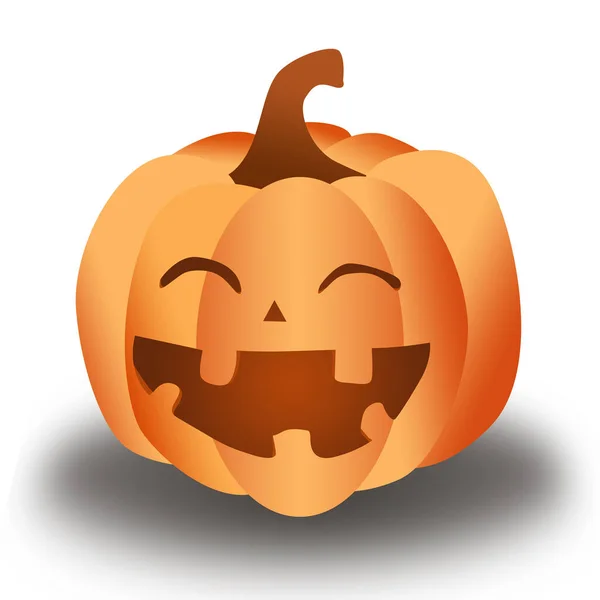 Glad Halloween Vit Bakgrund Illustration — Stockfoto