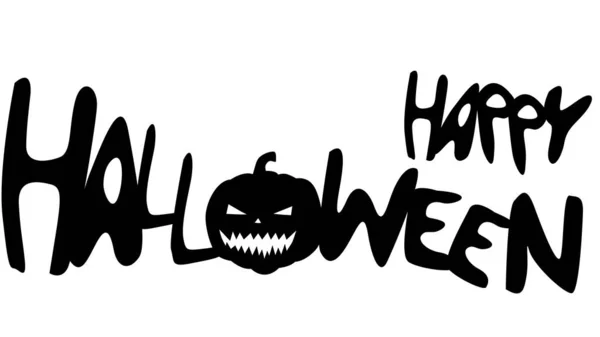 Felice Halloween Sfondo Bianco — Foto Stock