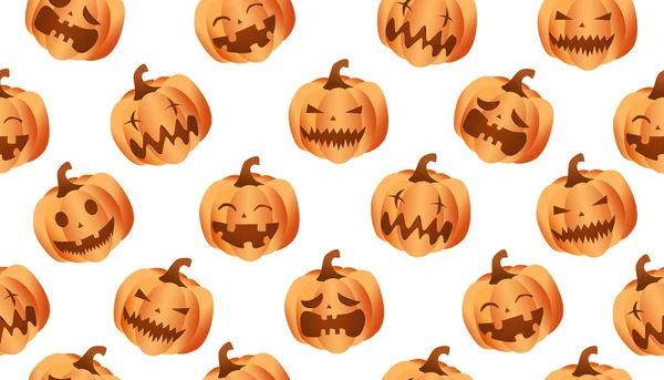 Zökkenőmentes Halloween Minta Fehér Háttér — Stock Fotó