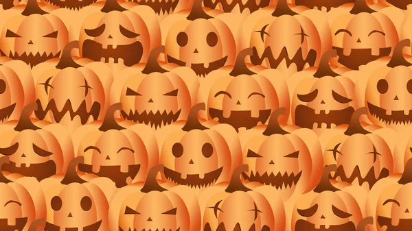 Padrão Halloween Abóbora Sem Costura Fundo Papel Parede — Fotografia de Stock