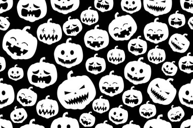 balkabağı dikişsiz cadılar bayramı deseni izole edilmiş Duvar kağıdı arka planı, illüstrasyon tasarımı