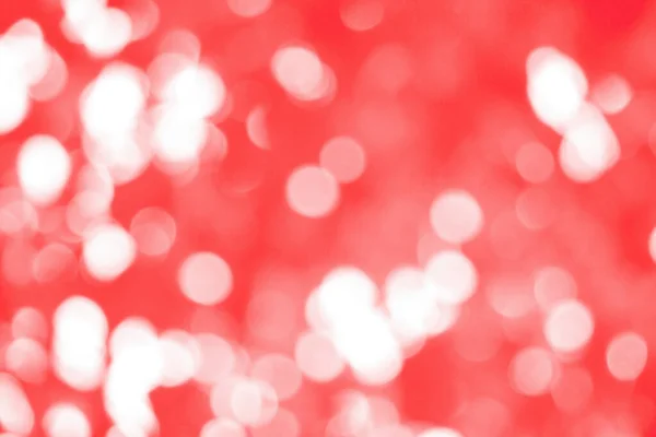 Red Pink Blurred Defocused Bokeh Background Christmas New Year Concept — Stock Photo, Image