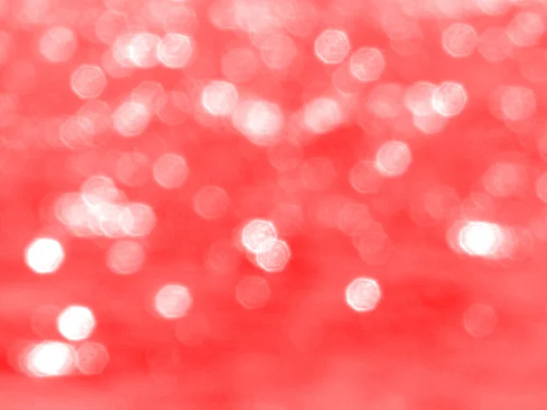 Red Pink Blurred Defocused Bokeh Background Christmas New Year Concept — Stock Photo, Image