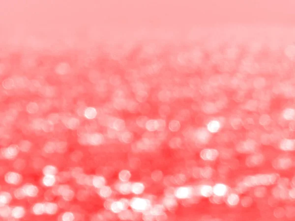 Red Pink Blurred Defocused Bokeh Background Christmas New Year Concept — Stock Photo, Image