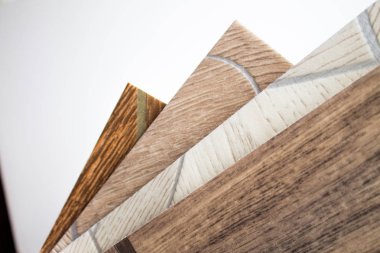 Muşamba. Ahşap doku ile döşeme örnekleri. Kesim boyutu. Yeni yıl.