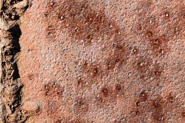 Rusty Metallstruktur Brun Rostig Metall Närbild Bakgrund — Stockfoto