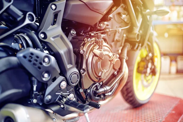 Bengkel Reparasi Sepeda Motor Perbaikan Sepeda Motor — Stok Foto