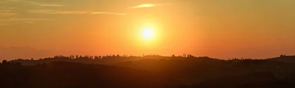 Jerusalem Panoraama Kukkuloilla Ormosta Koilliseen Slovenia Kaunis Sumu Auringonlasku Maisema — kuvapankkivalokuva