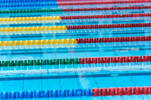 Swimming pool - lane linesswimming pool lane marker, closeup