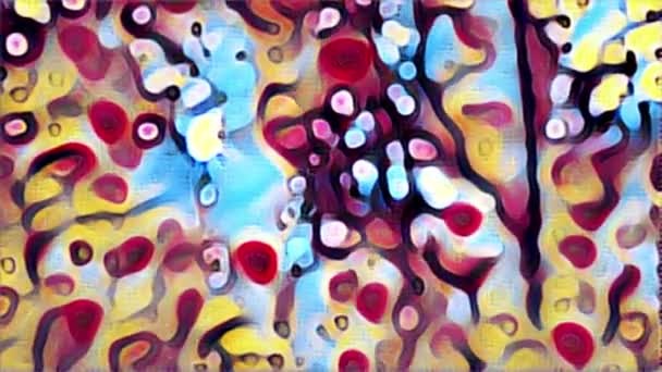 Fond Liquide Abstrait Multicolore — Video