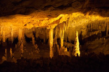 Mayorka Adası, İspanya 'da Cuevas del Drach