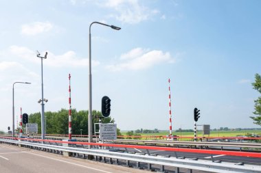 Prenses Margriet savak Lemmer Hollanda içinde.