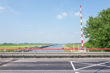 Prenses Margriet savak Lemmer Hollanda içinde.