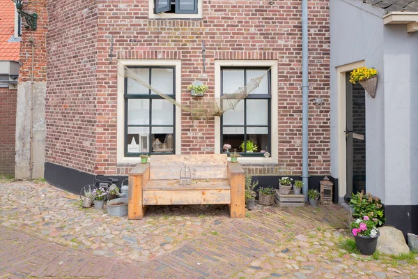 Нідерланди Elburg Травня 2018 Будинків Місті Elburg Нідерландах — стокове фото
