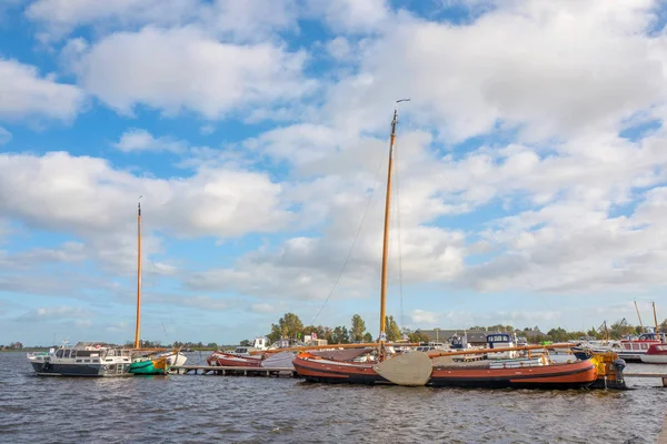 Netherlands Terherne October 2018 Boats Pleasure Yachts Sail Boats Port — Stock Photo, Image