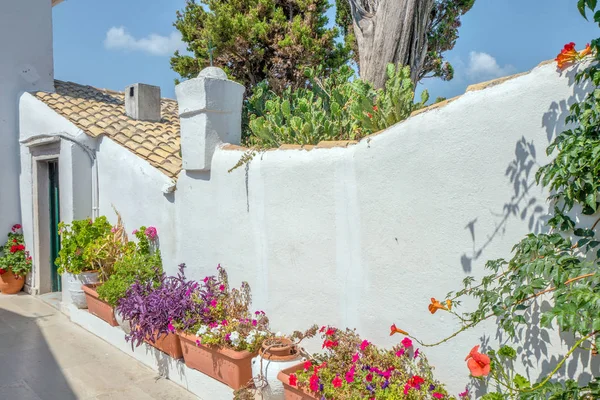 Vlacherna Klooster Haven Van Kanoni Corfu Griekenland — Stockfoto