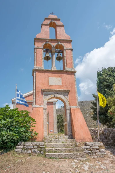 Igreja Old Perithia Corfu Grécia — Fotografia de Stock