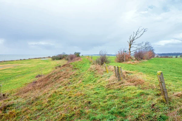 Landschap op de Oudemirdumer klif. — Stockfoto