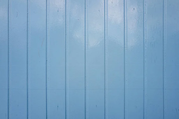 Estantes pintados azules . — Foto de Stock