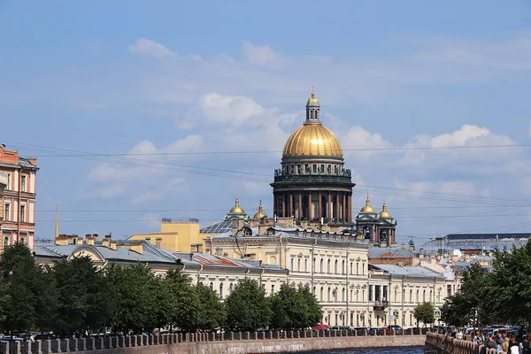 Rusia San Petersburgo Julio 2019 Catedral San Isaac Vista Desde — Foto de Stock
