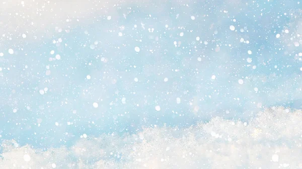 크리스마스와 새해의 배경과 편집기에 덧붙인 템플릿 텍스트를 선택적 과시를 현수막 — 스톡 사진
