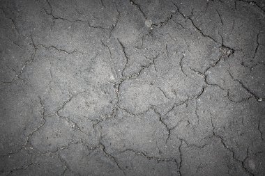 kırık asfalt doku eski yol, gerçek desen