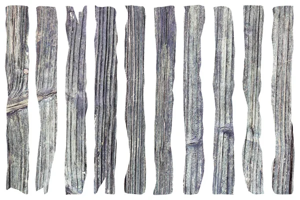 Textura de madeira de tábuas velhas no fundo branco — Fotografia de Stock