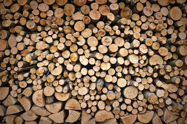 Textural image of firewood pieces — Stock Photo, Image