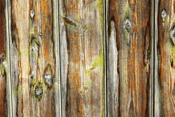 Vittrade trä planka yta — Stockfoto