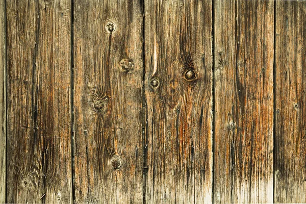 Verweerde oude planken op hek — Stockfoto