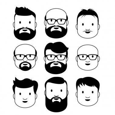 Erkekler erkek insan yüzü